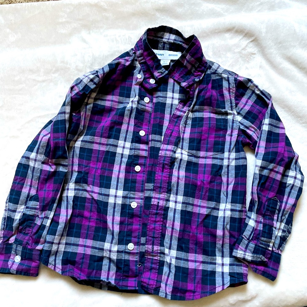 Long sleeve plaid shirt